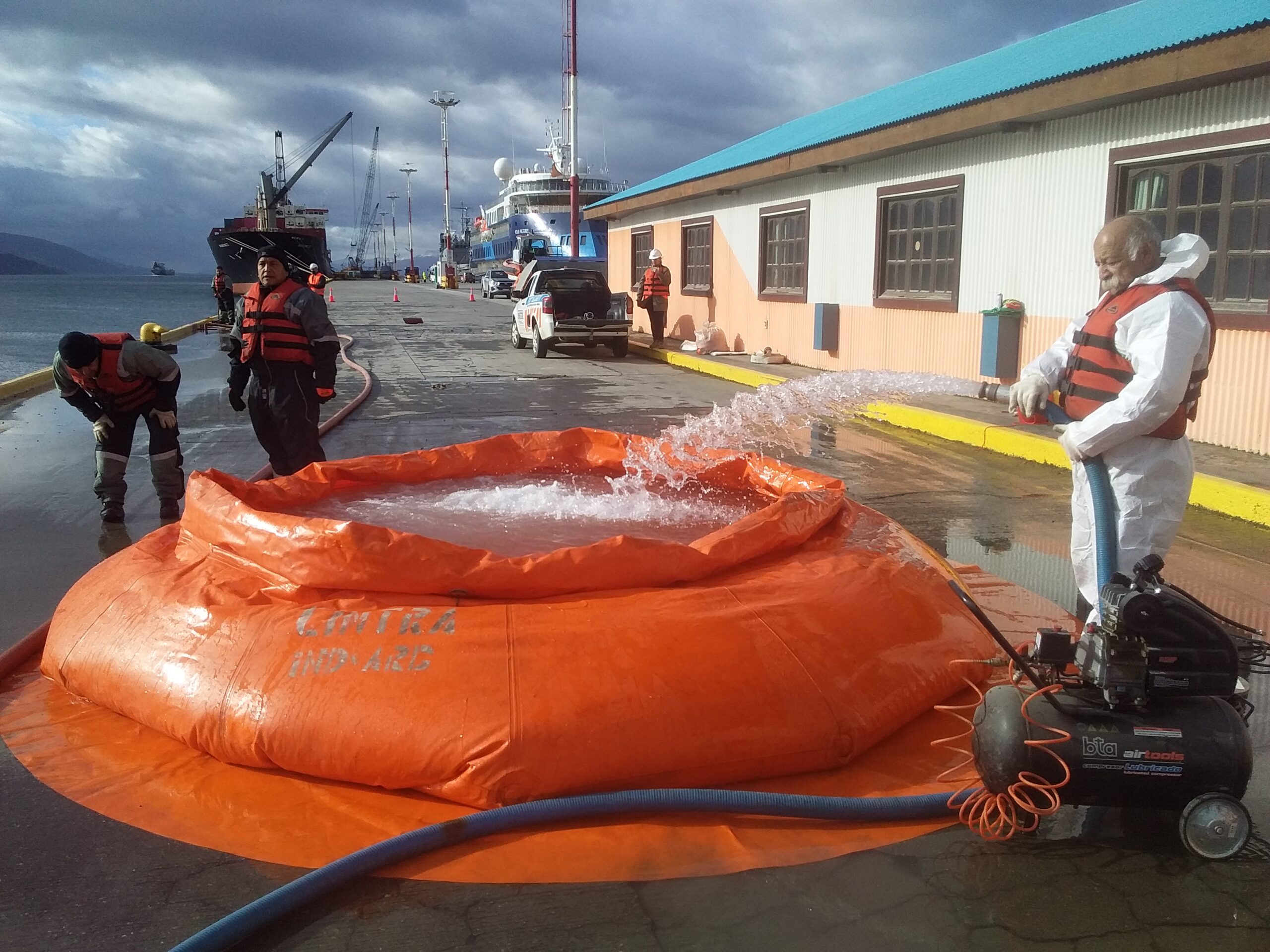 Simulacro De Derrame De Hidrocarburos En La Direcci N Provincial De